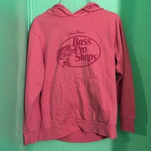 Bass pro shops pink hoodie super cute
